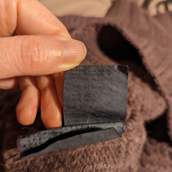 COMME DES GARCONS [Tricot] mauve cropped sweater - Picture 6 of 6